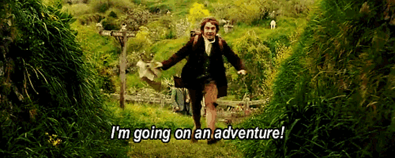 We're going on an adventure! We're going on an adventure!